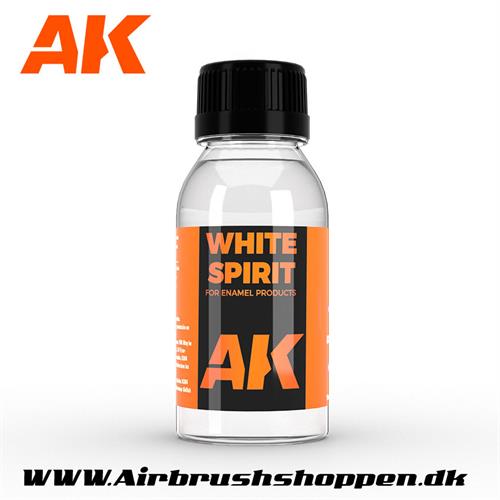 AK047 - WHITE SPIRIT 100 ML - FOR ENAMEL PRODUCTS.
